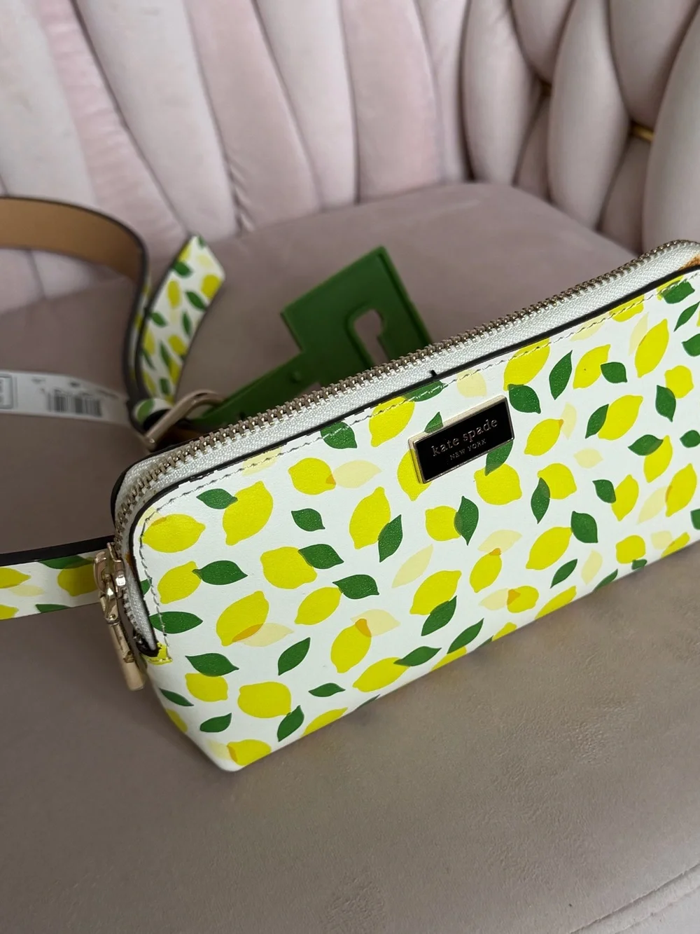 Kate Spade ♠️ Lemon Toss Belt Bag Sz L/XL 🍋